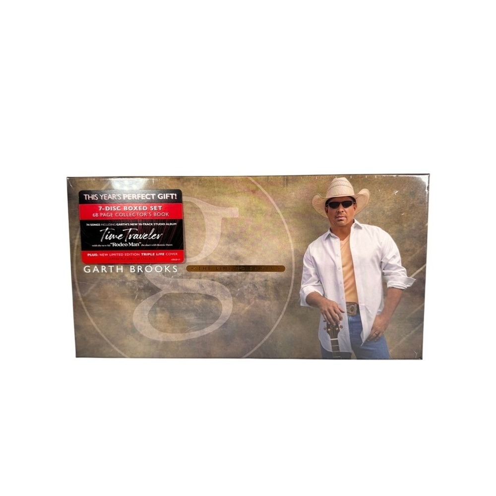 Garth Brooks Time Traveler 3 Disc Box Set Limited Edition Triple Live Cover